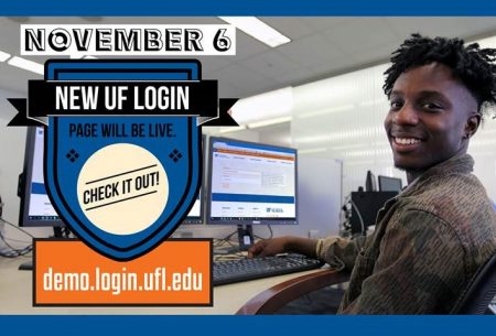 New UF Login page live on Nov 6th